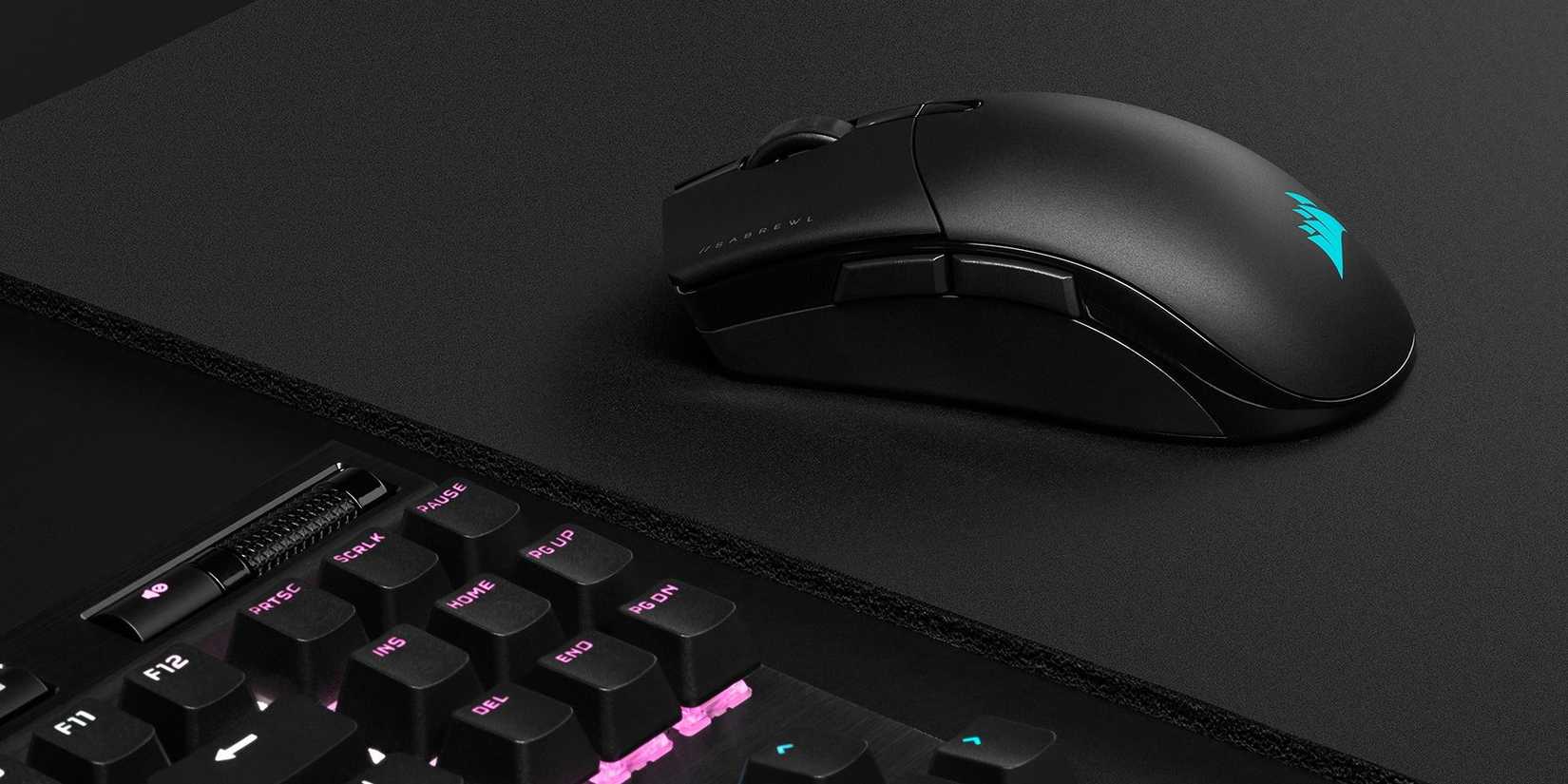 corsair sabre rgb wireless pro beauty shot mouse