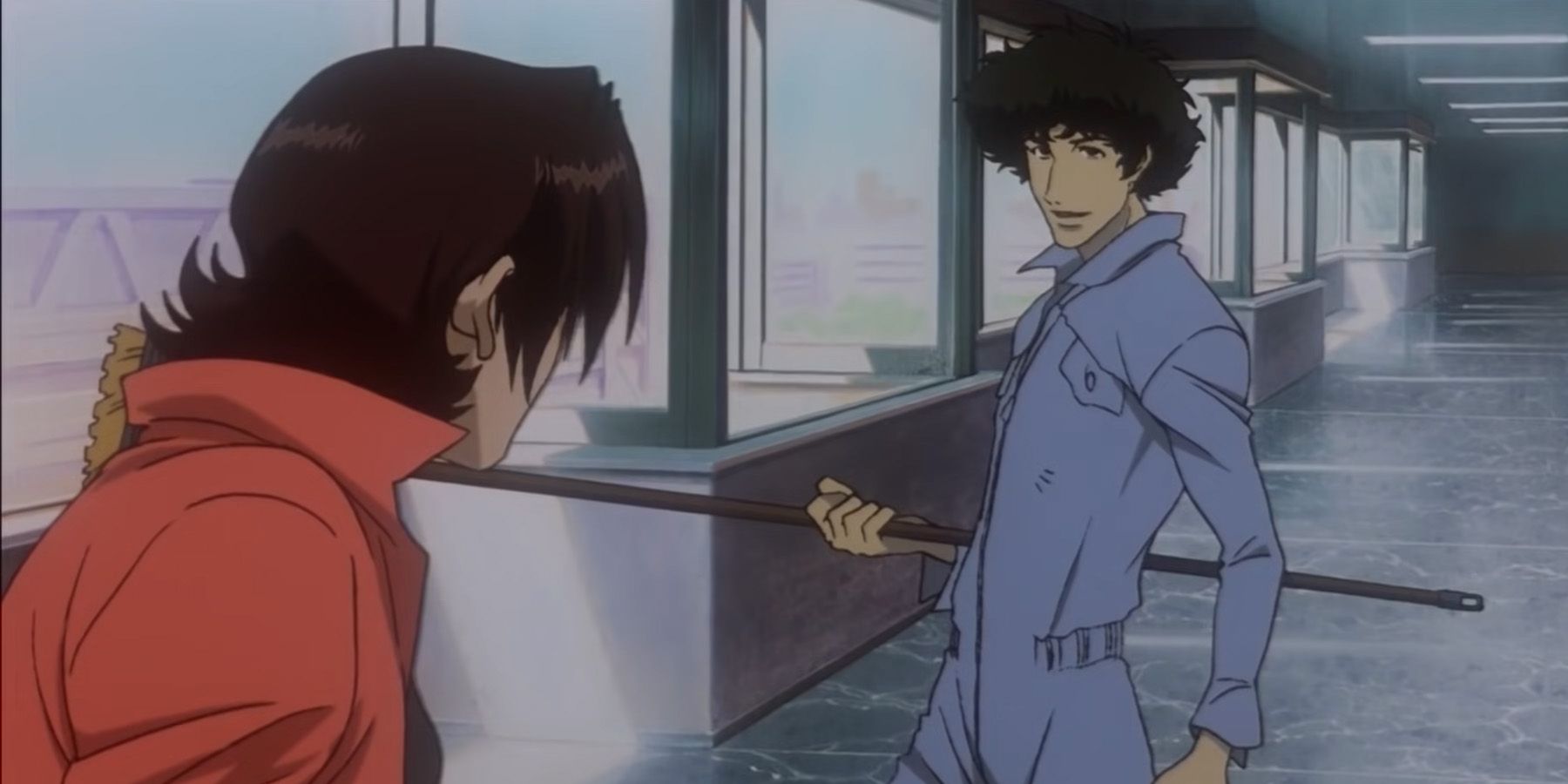 cowboy bebop movie spike vs elektra