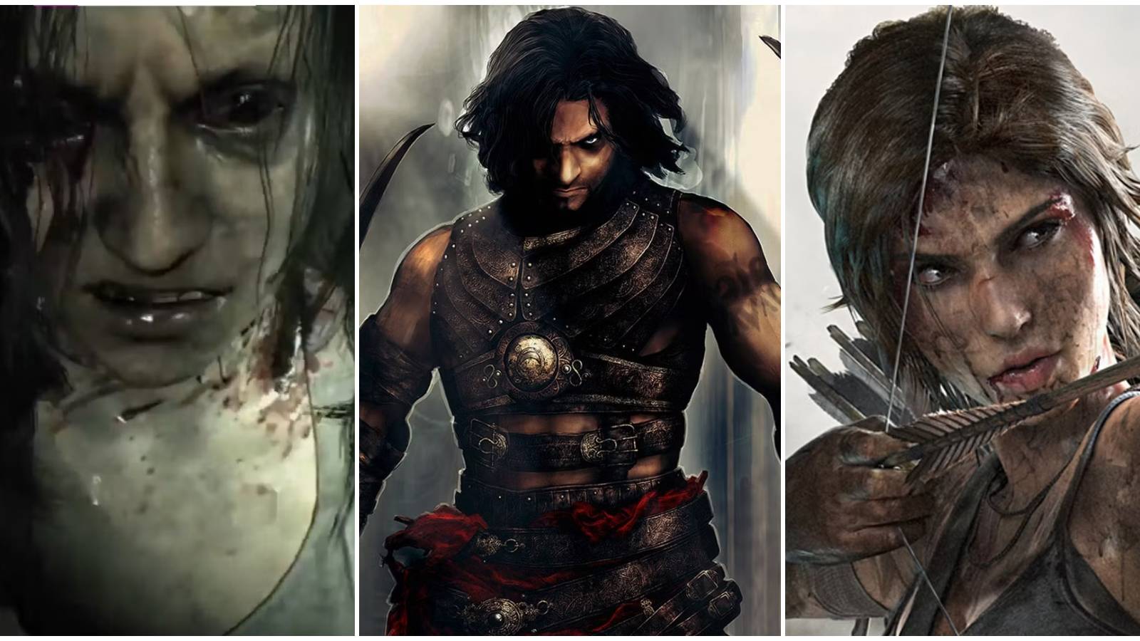 resident evil 7, prince of persia and tomb raider