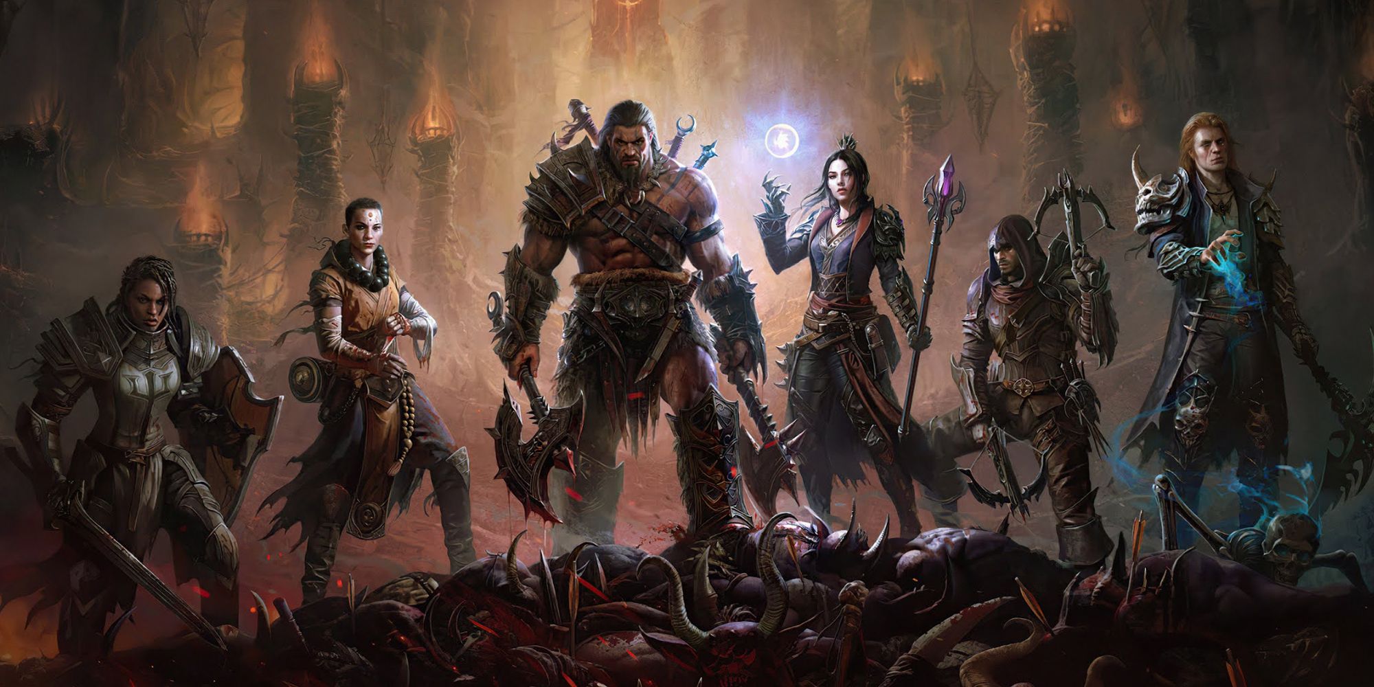 A promotional image for Diablo Immortal