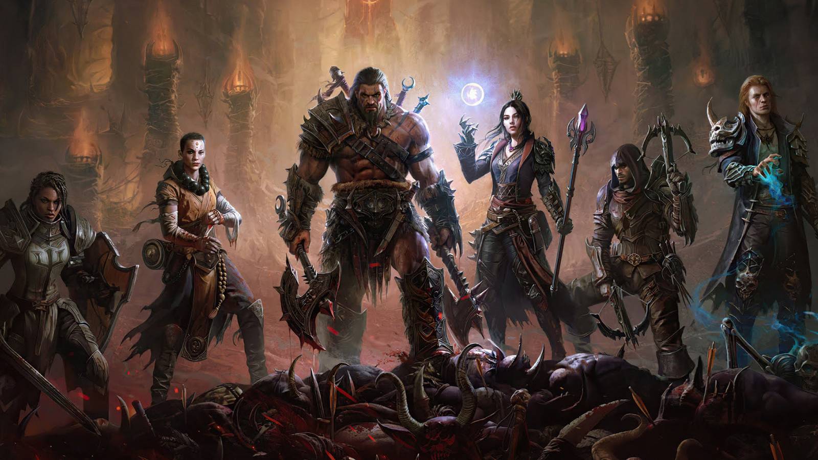 A promotional image for Diablo Immortal