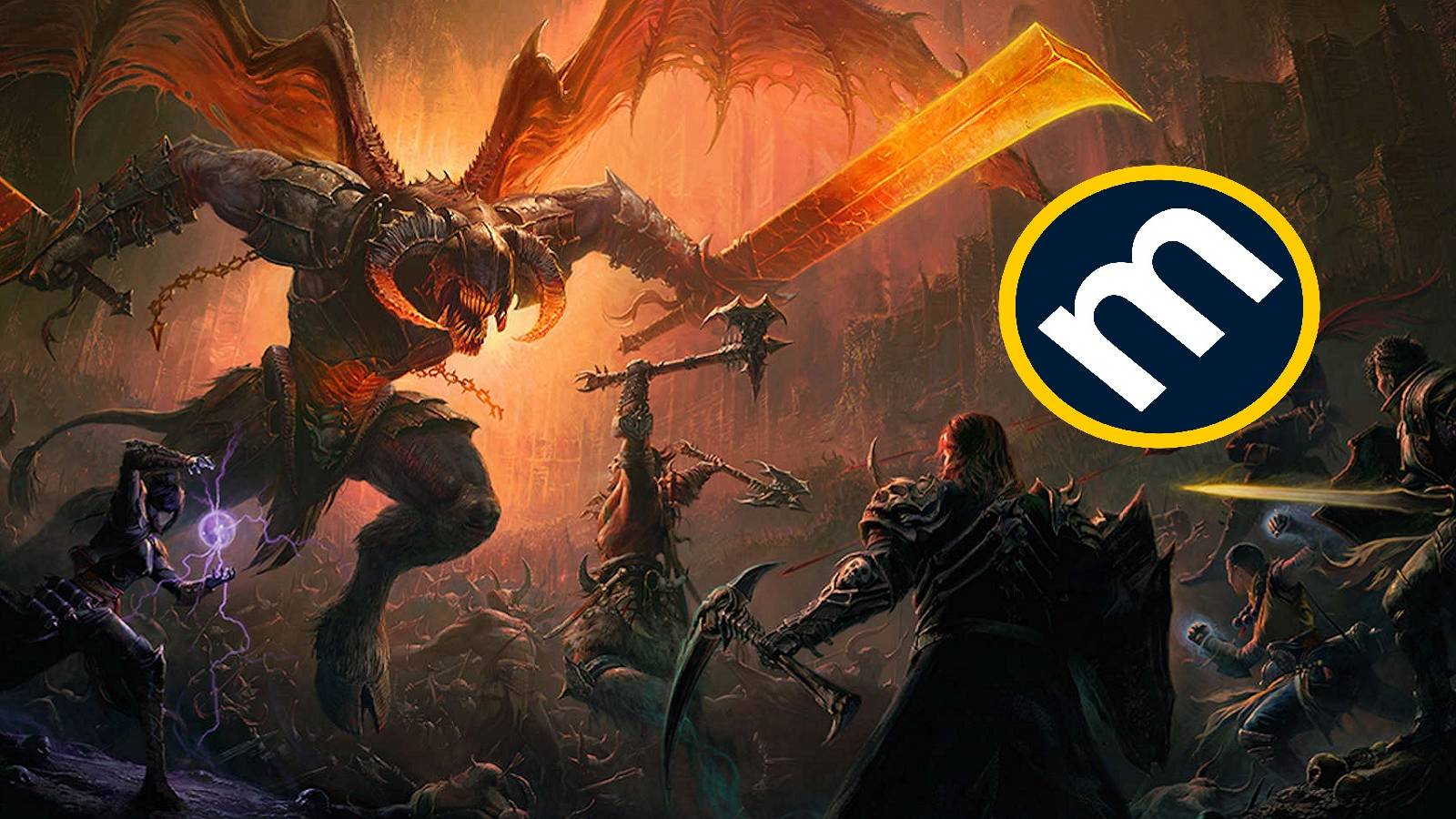 diablo immortal with metacritic logo