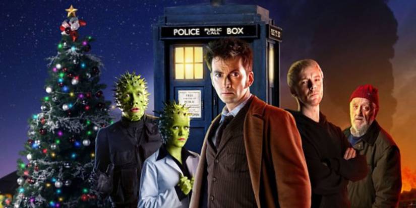 A still from the Doctor Who specials The End of Time