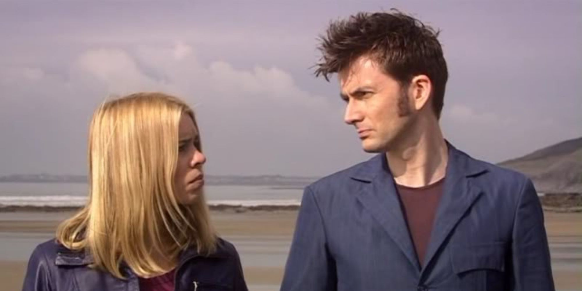 The Meta Crisis Doctor and Rose Tyler from Doctor Who