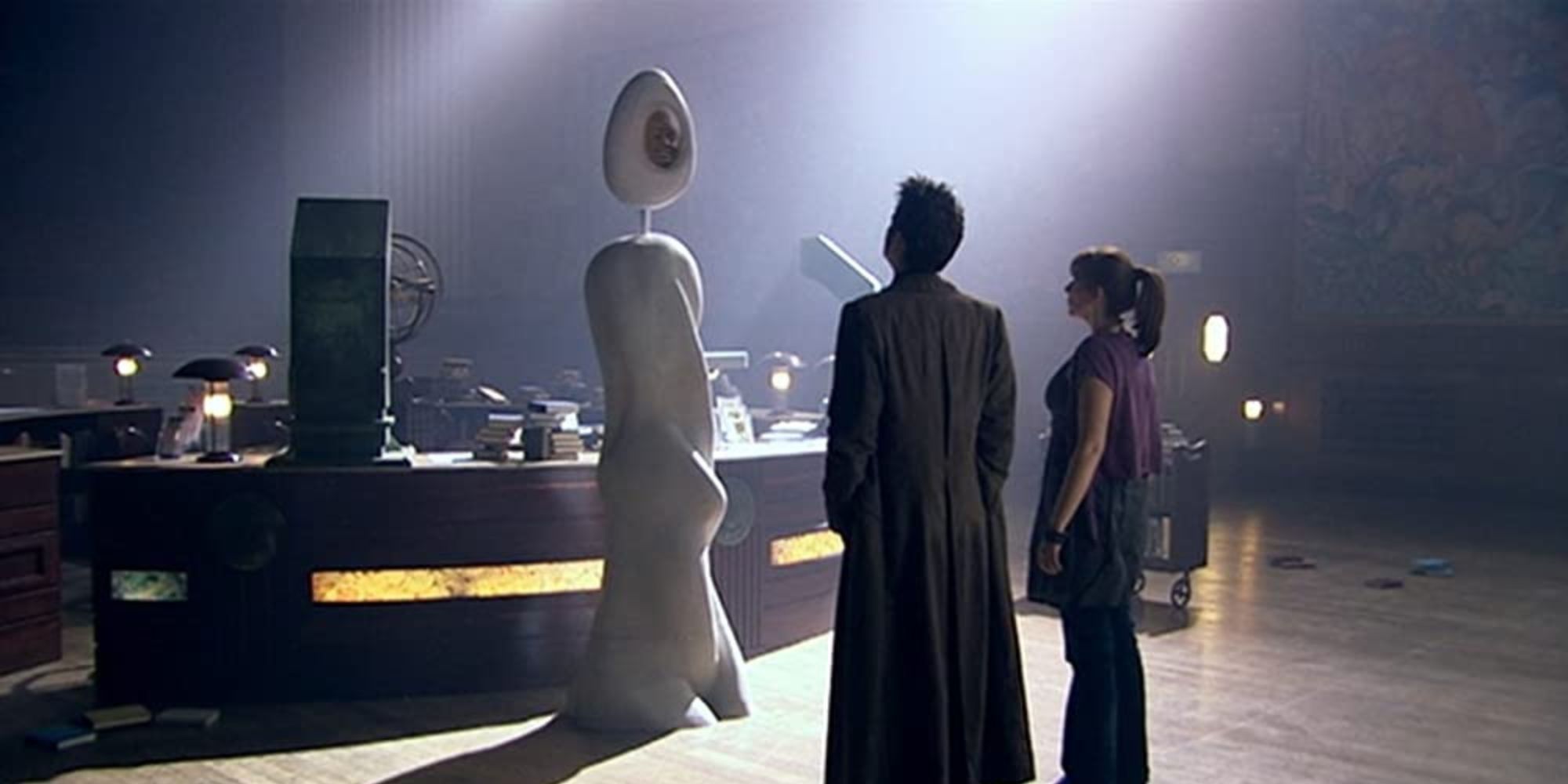 Still from the Doctor Who episode Silence in the Library