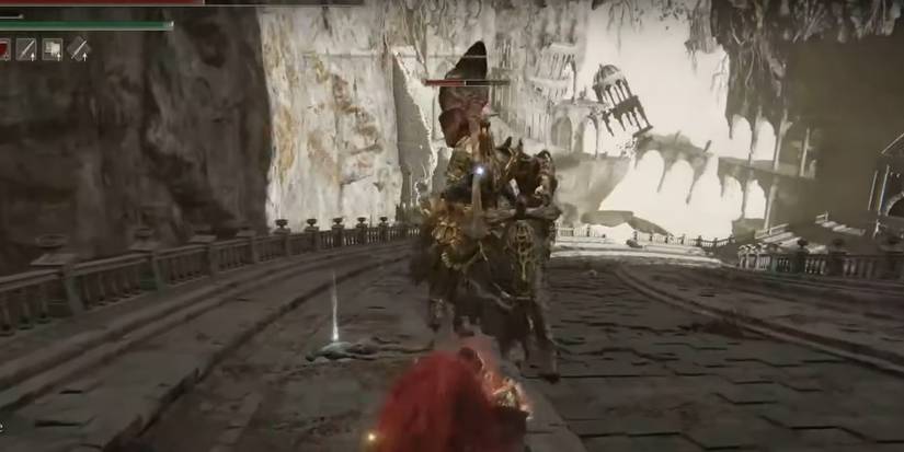 draconic tree sentinel from elden ring