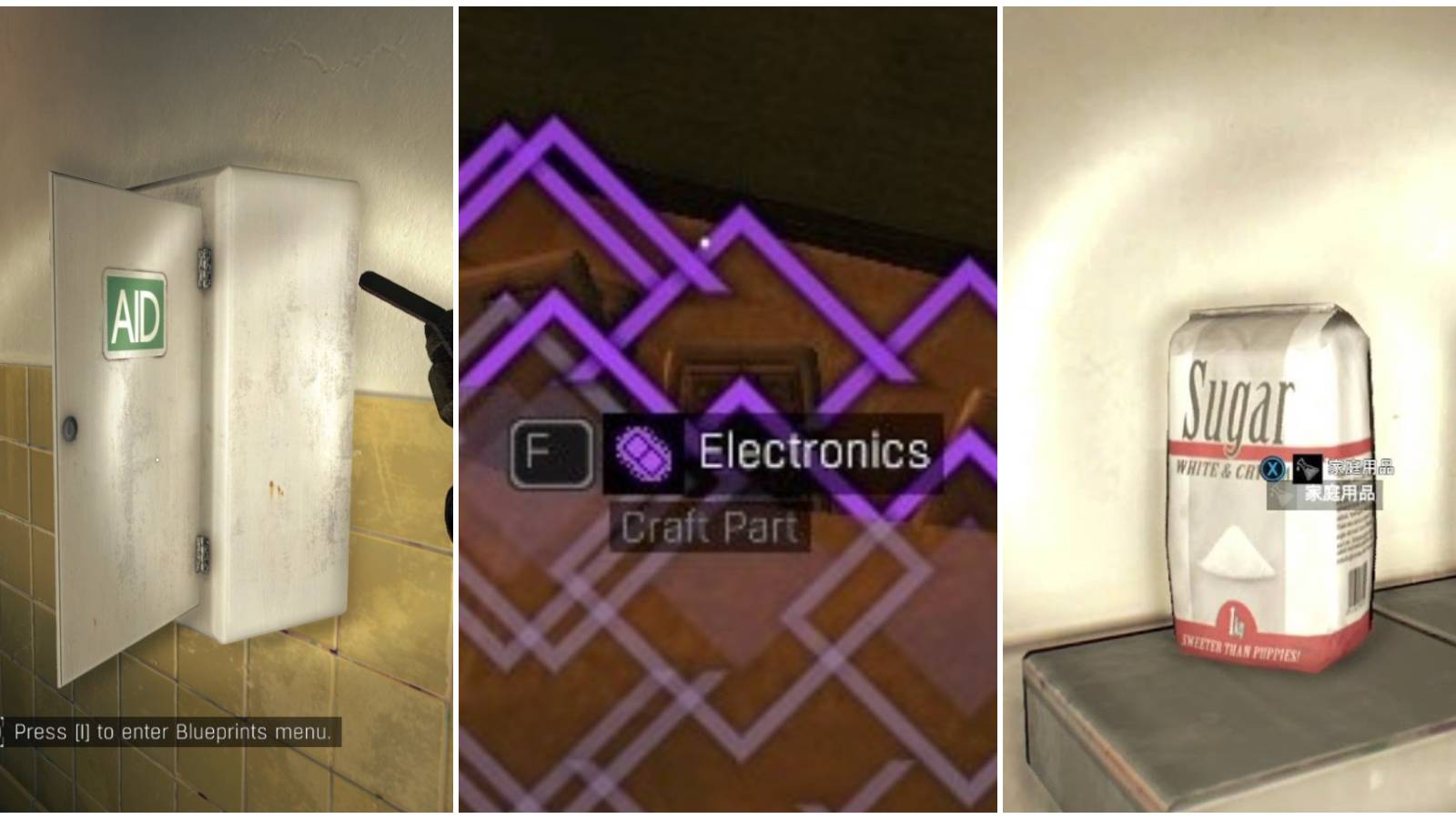 dying light crafting materials