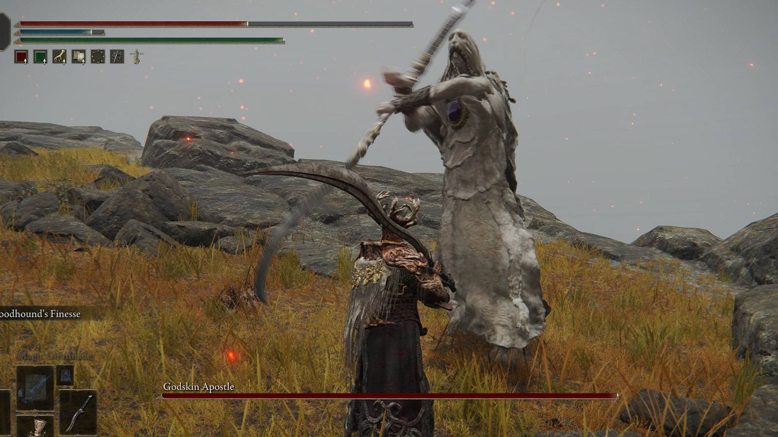 elden ring godskin apostle boss fight
