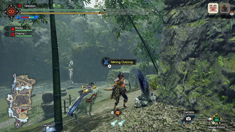 eltalite ore mining outcrop mh rise sunbreak shrine ruins