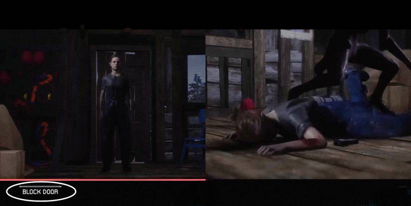 emma gets bitten in the quarry