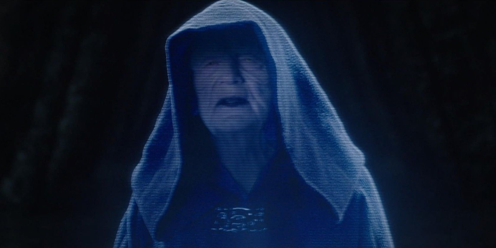 emperor palpatine as a hologram