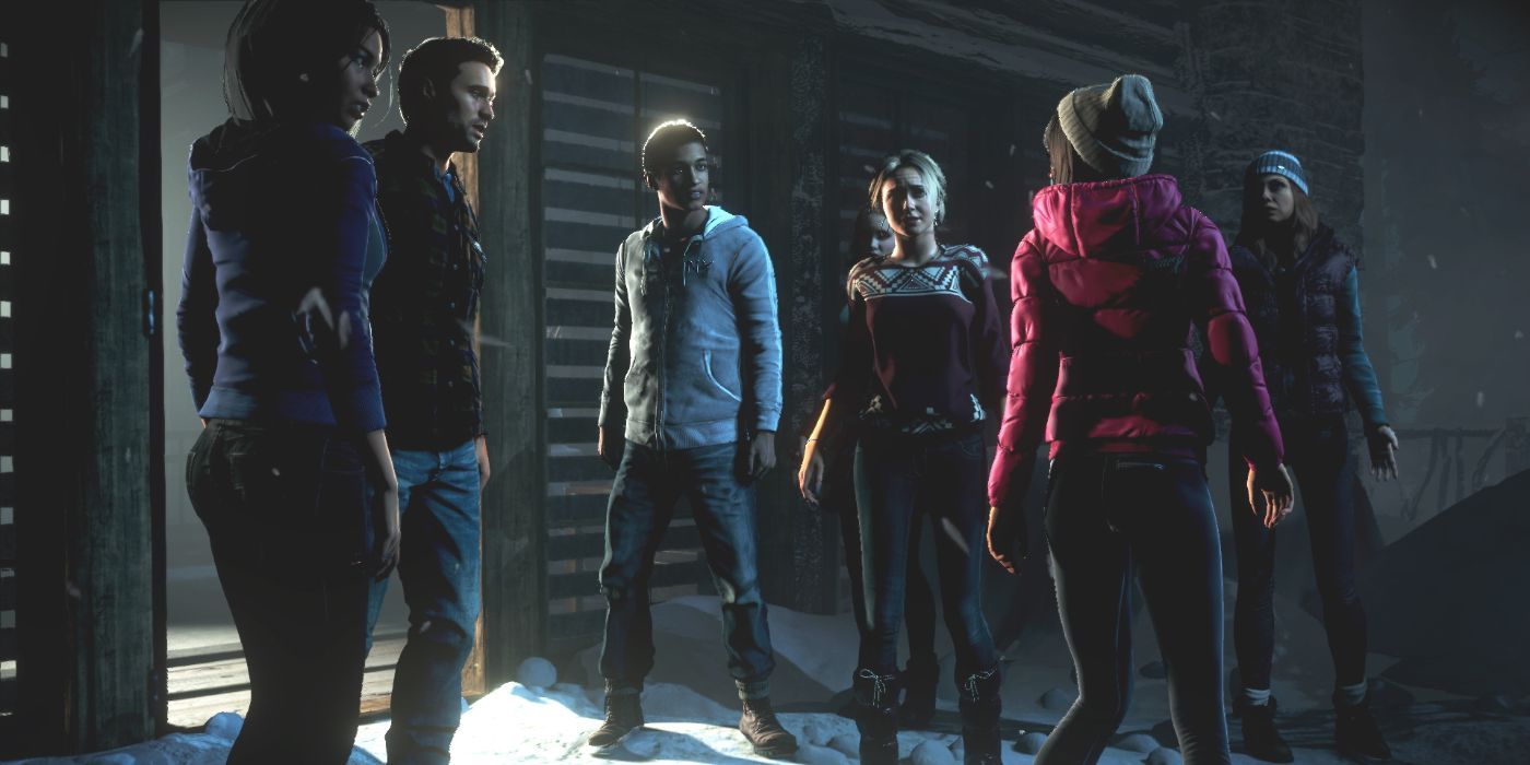 Игроки играют шестью персонажами, как в «Дожить до рассвета».
