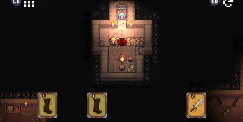 fighting off a spider in square keeper