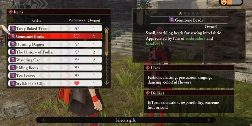 fire emblem warriors three hopes gifts