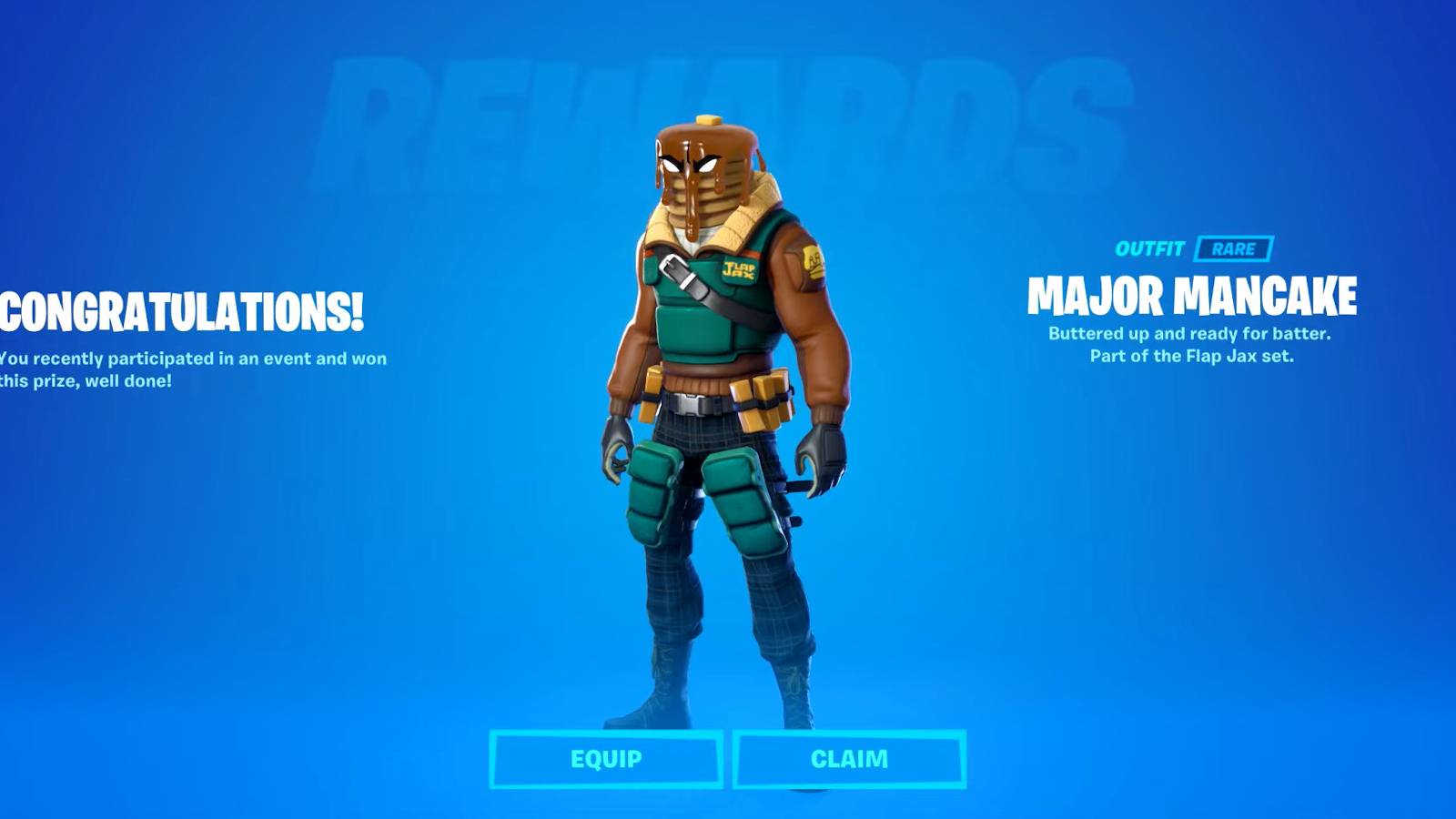 fortnite major mancake skin