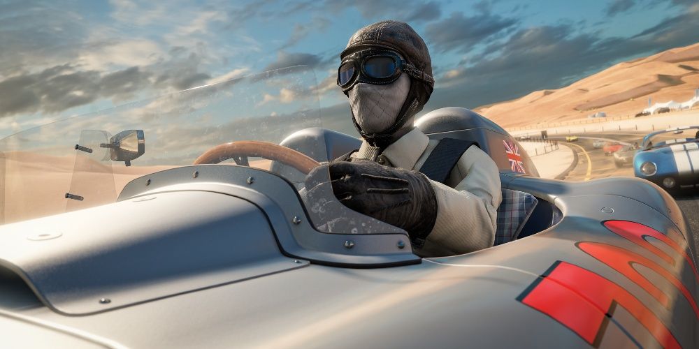 forza motorsport 7 character driving older bmw Cropped