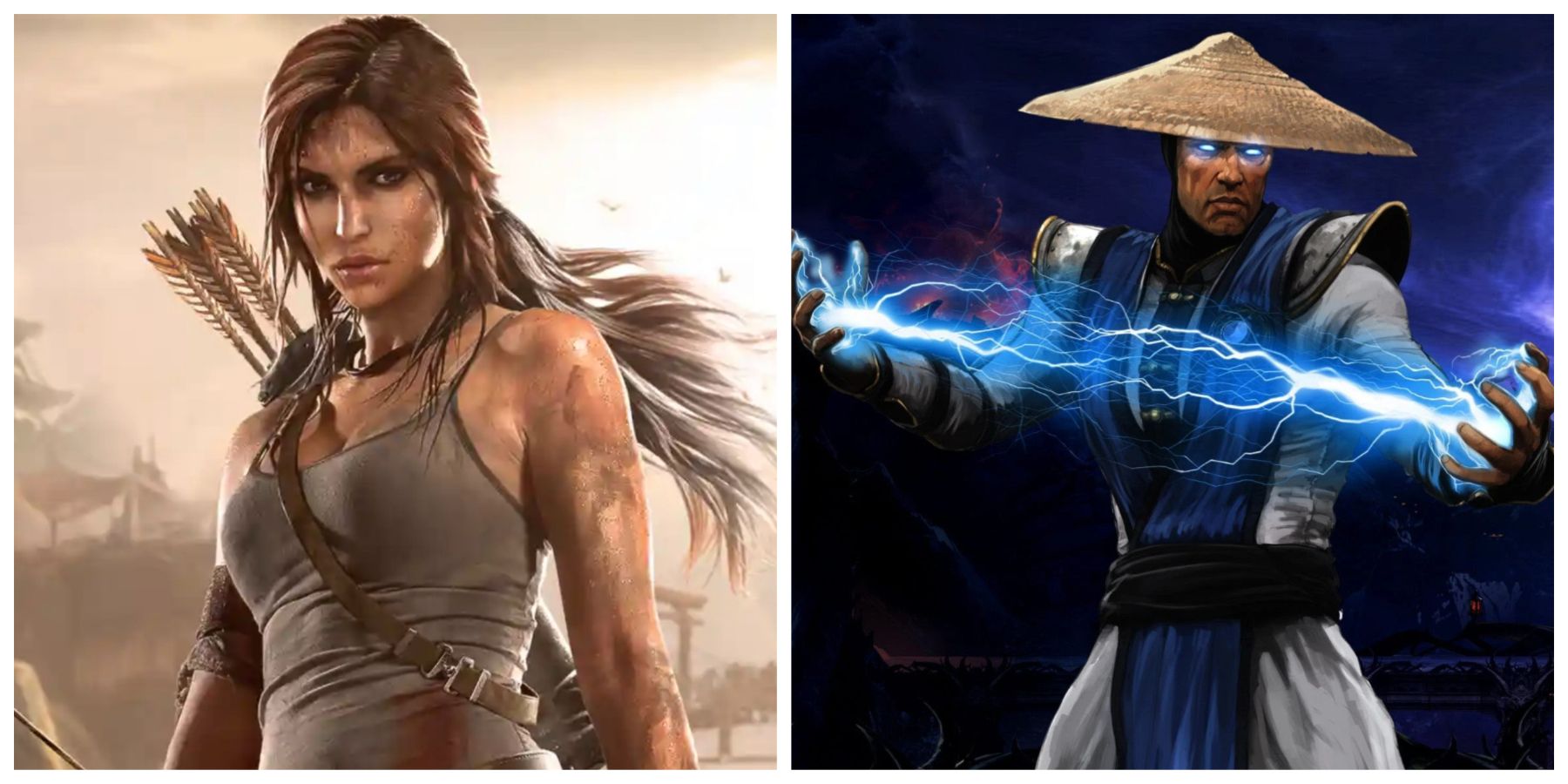 (Left) Tomb Raider (Right) Mortal Kombat
