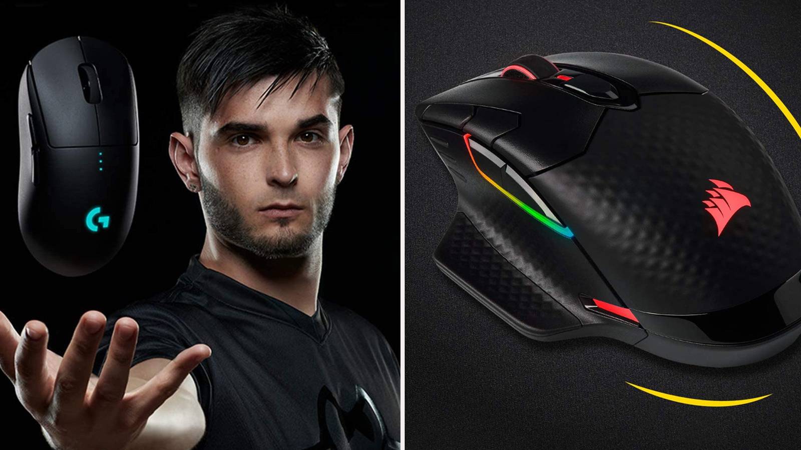 gaming mouse corsair dark core rgb pro razer