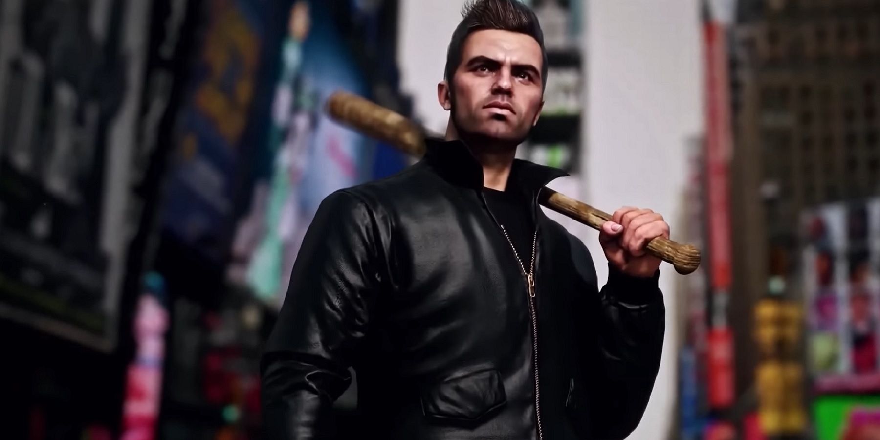 Image from an Unreal Engine 5 reimagining of Grand Theft Auto 3, showing a more detailed Claude.