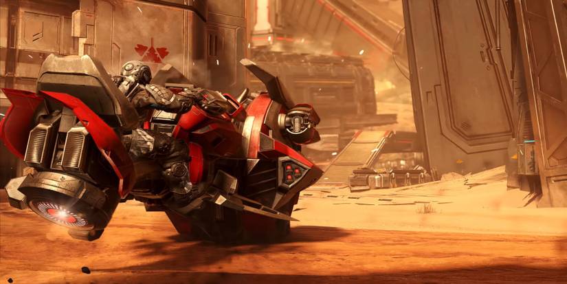 Player driving a Chopper on Breaker