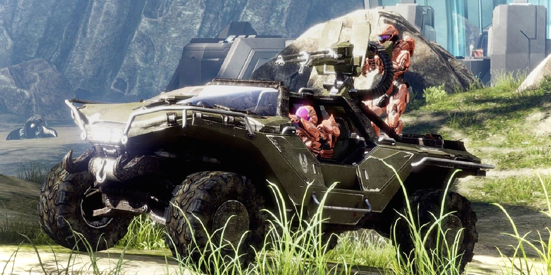 halo infinite warthog driver gunner pink spartan team