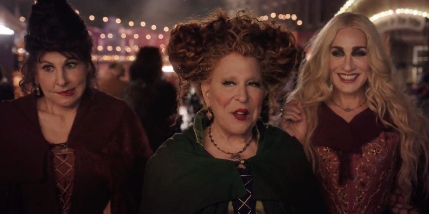 The Sanderson Sisters Return In The First Trailer For Hocus Pocus 2