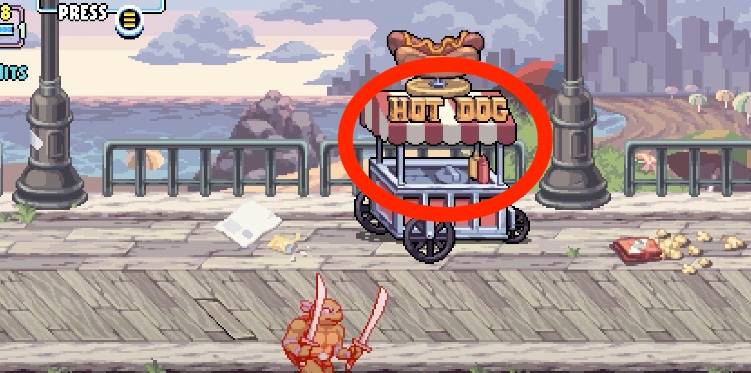 hot dog stand tmnt shredders revenge episode 9