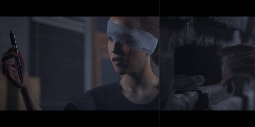 how to find the syringe and hide it in the quarry