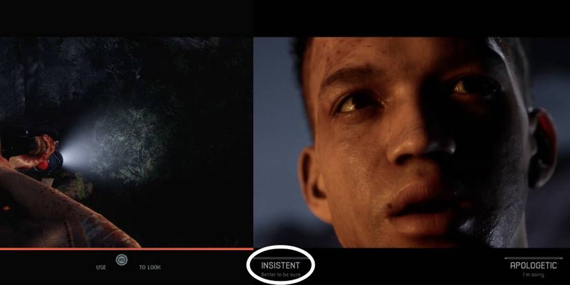 insistent dialogue options in the quarry