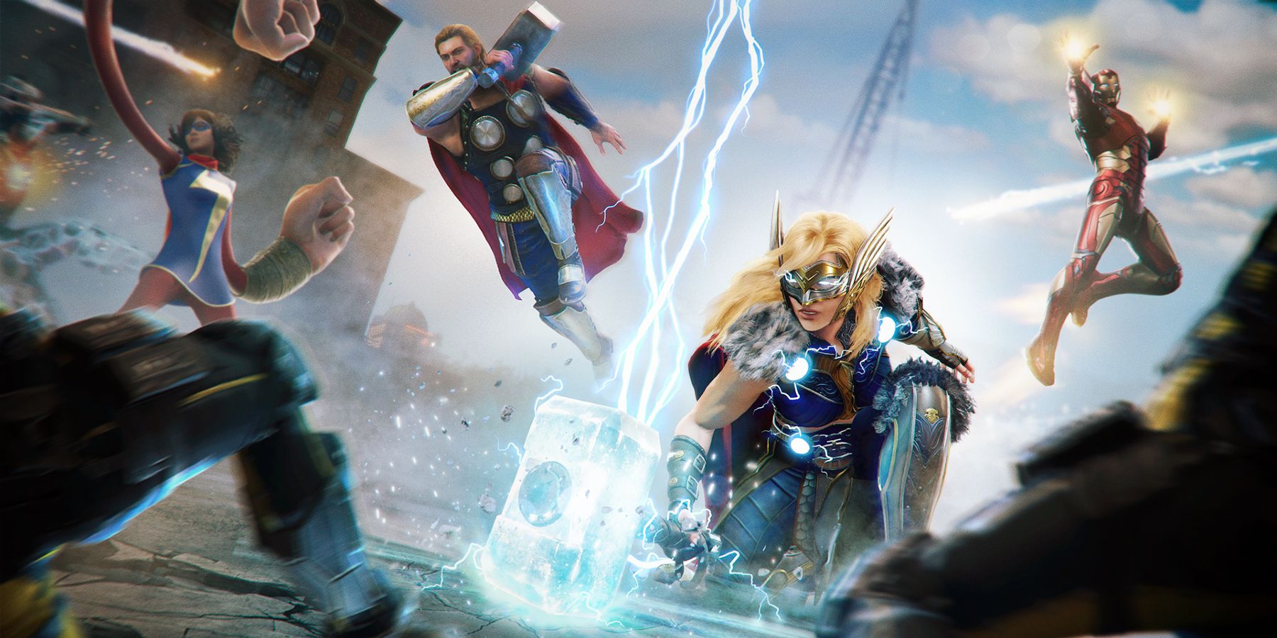 jane foster marvel's avengers mighty thor gameplay war table