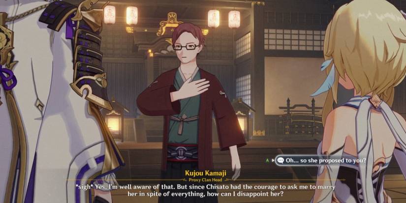 kamaji saying chisato proposed first in Genshin impact