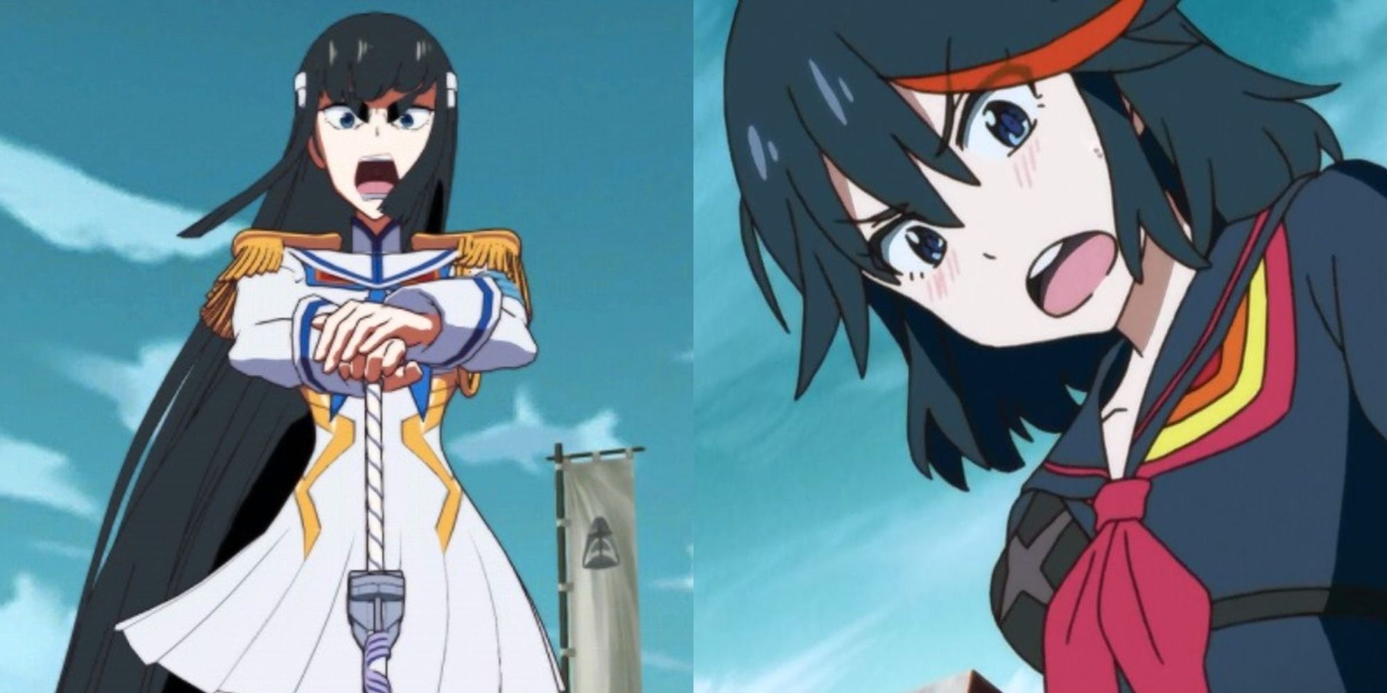 satsuki and ryuko from kill la kill