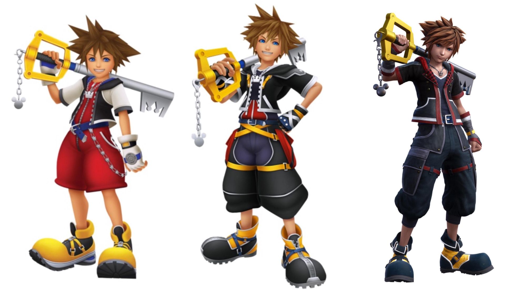 kingdom hearts sora design