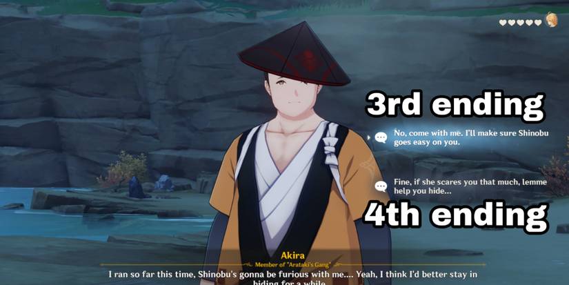kuki hangout third and fourth endings in genshin impact