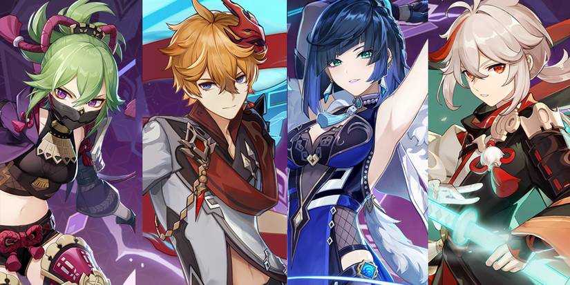 kuki-tartaglia-yelan-kazuha