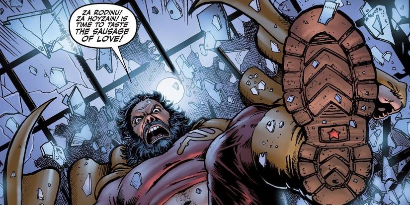 love sausage crashing through a roof