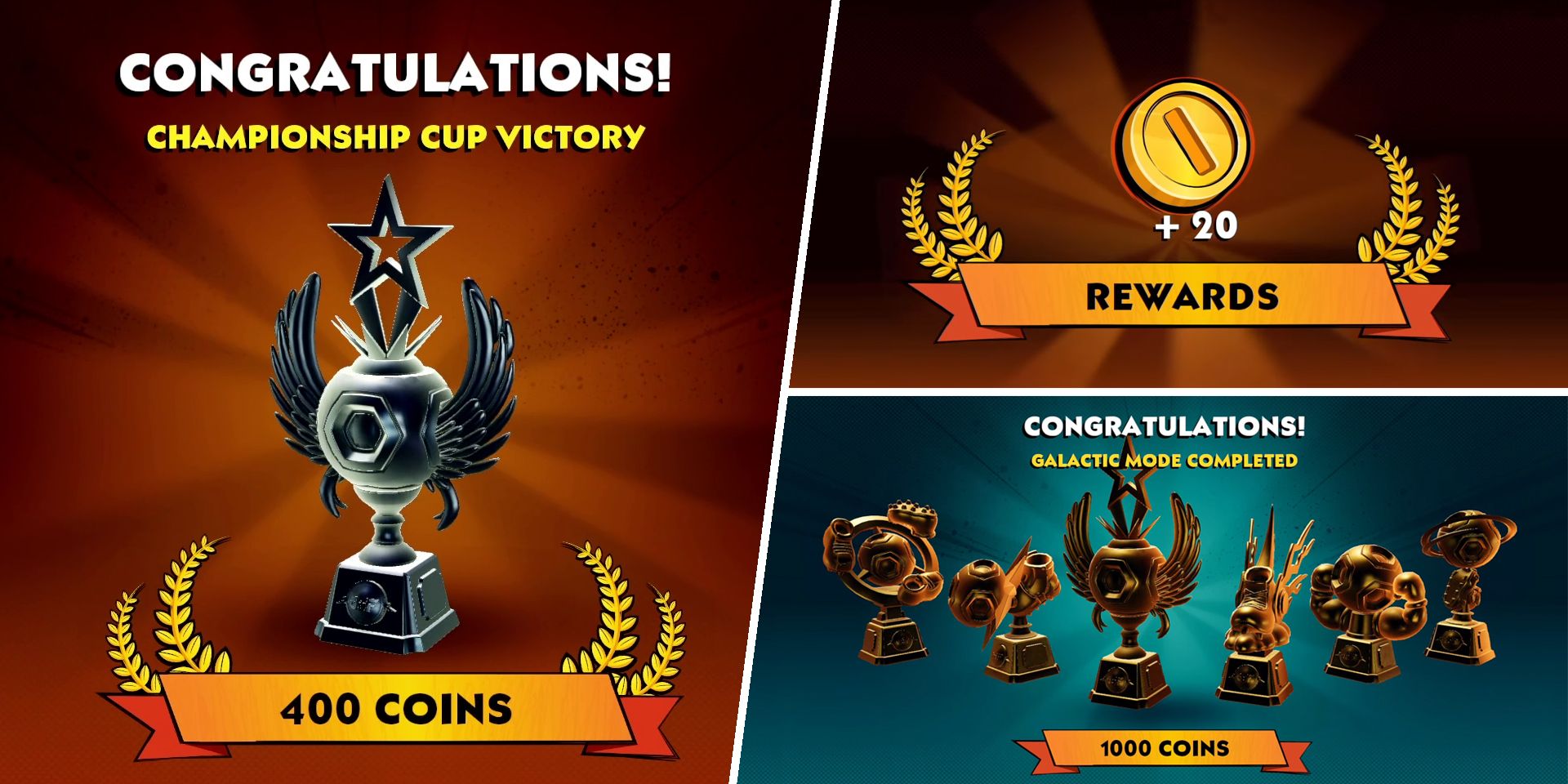 Coin rewards in Mario Strikers: Battle League