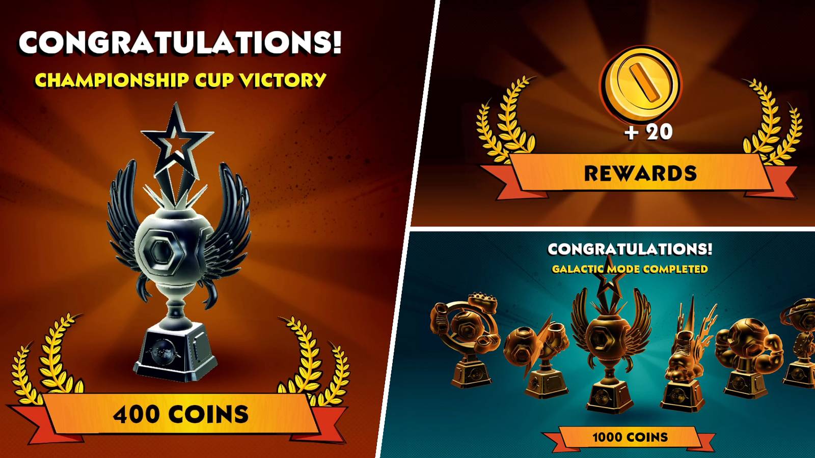 Coin rewards in Mario Strikers: Battle League