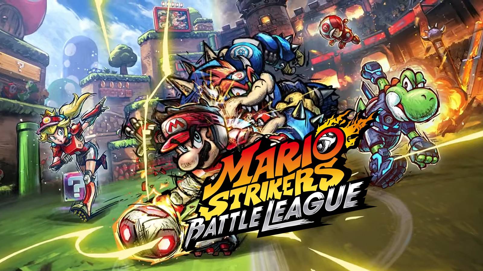 Mario Strikers: Battle League - Cover Art