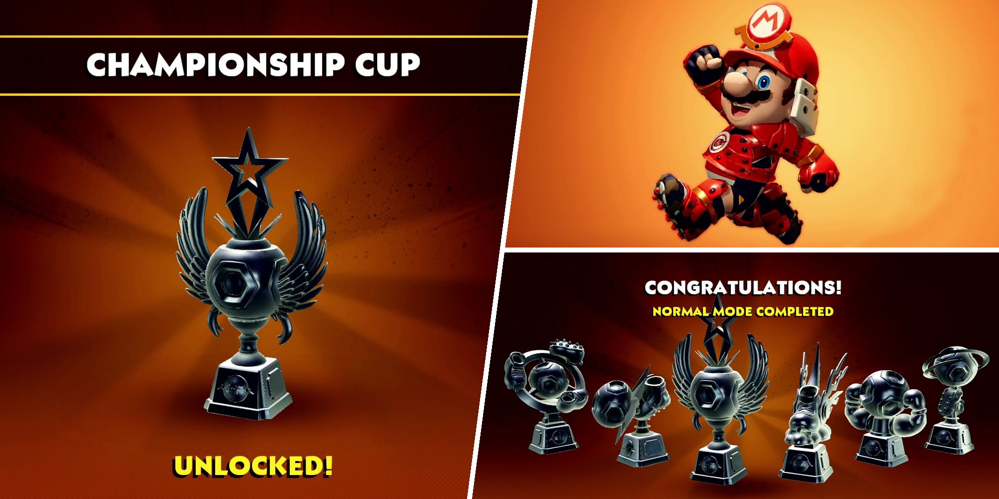 Some of the unlockables in Mario Strikers: Battle League