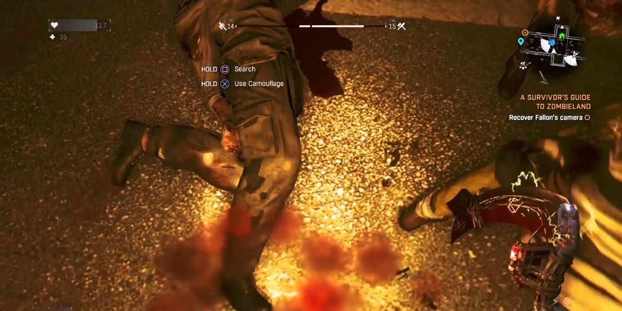 using camouflage in dying light 