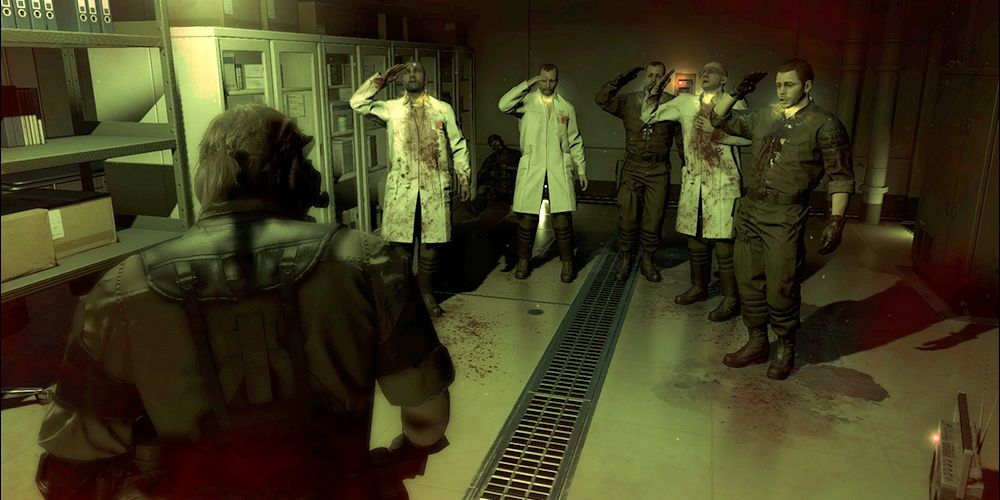 mgs 5 infected staff scene 