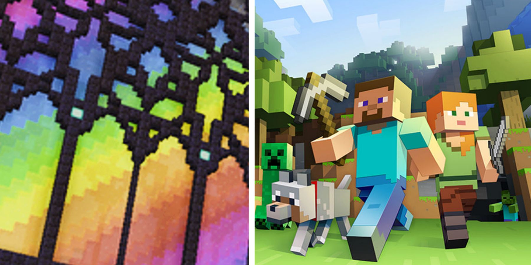 Minecraft Player Creates Incredible Hall With Stained Glass Windows