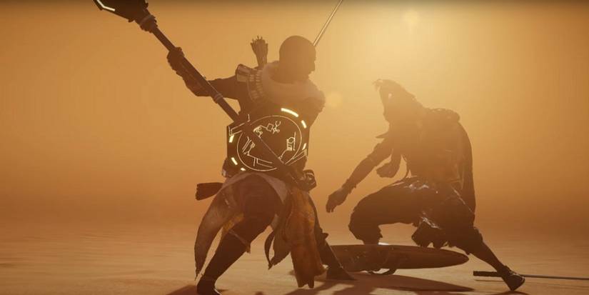 Moonlit Shield Assasins Creed Origins