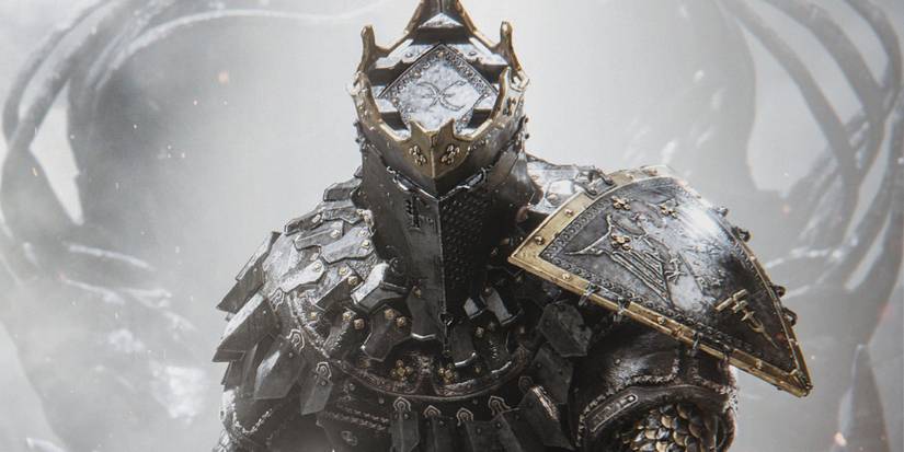 A knight wearing armor from Mortal Shell