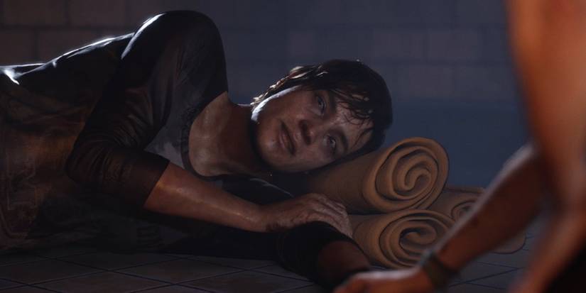 nick feeling sick in the quarry