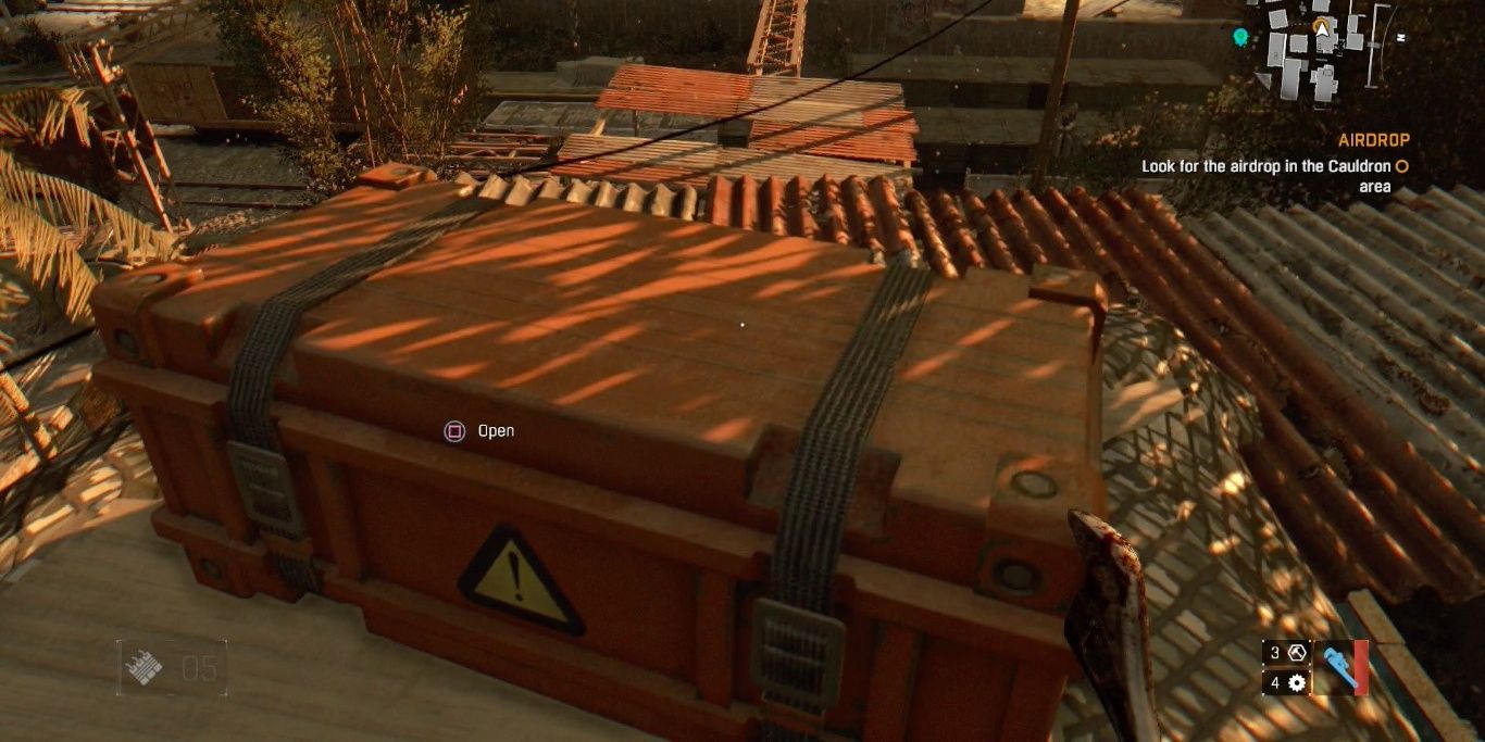 opening airdrop in dying light 