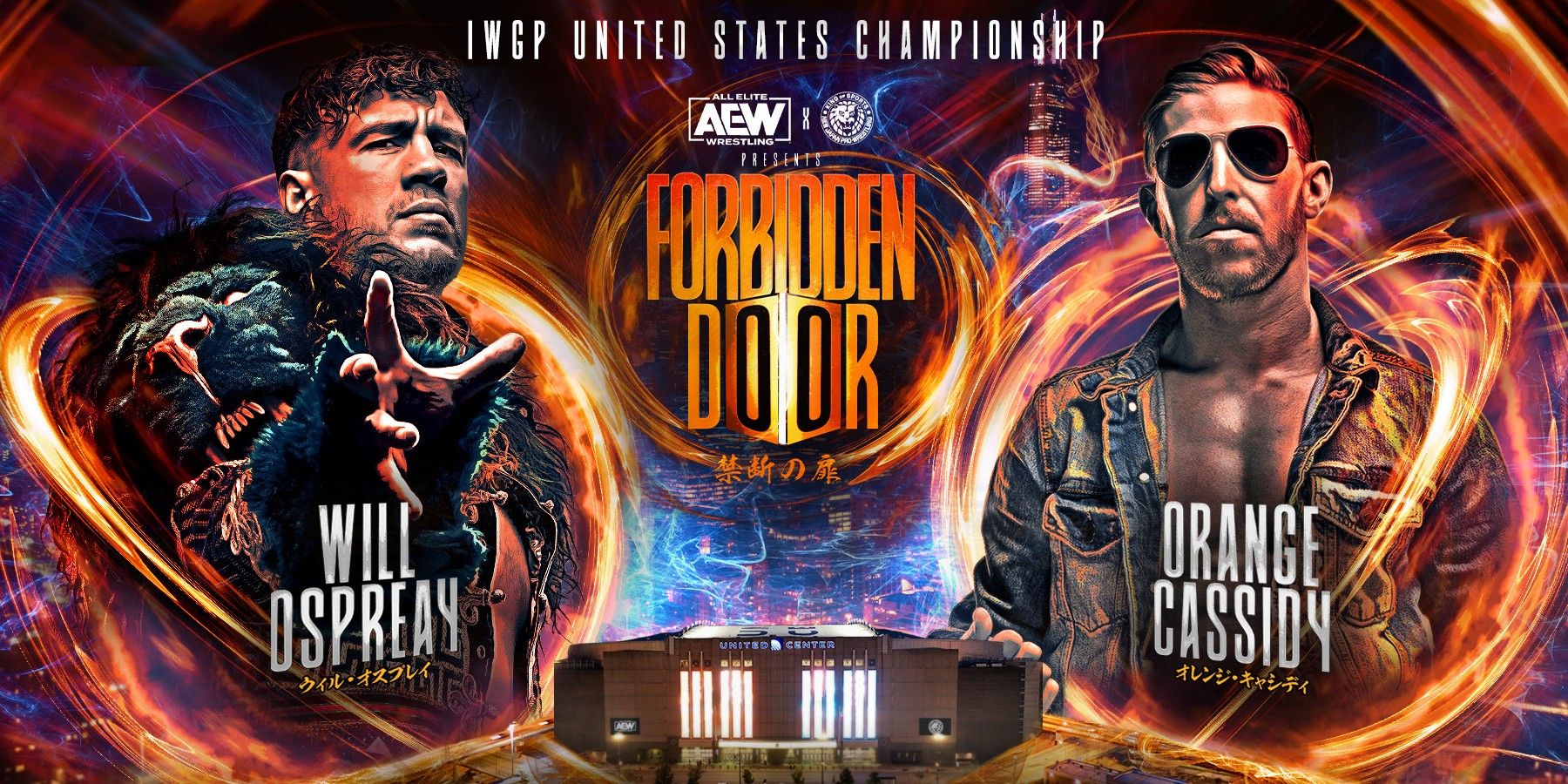 Will Ospreay and Orange Cassidy Forbidden Door graphic