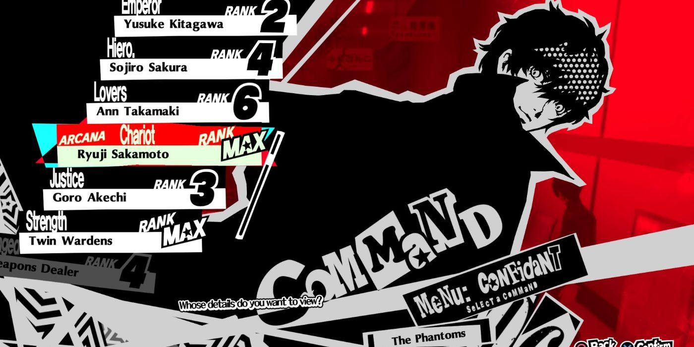 persona 5 royal confidants list