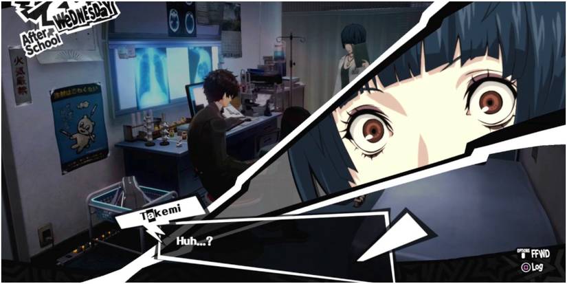 Takemi being surprised.